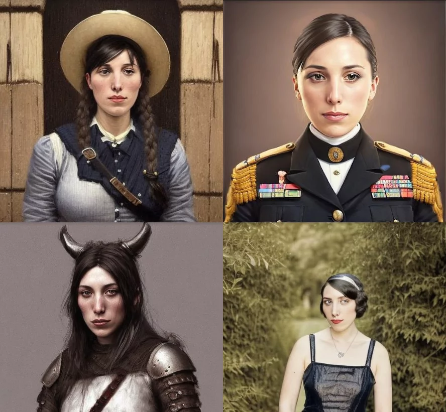 ai generated portraits of a woman