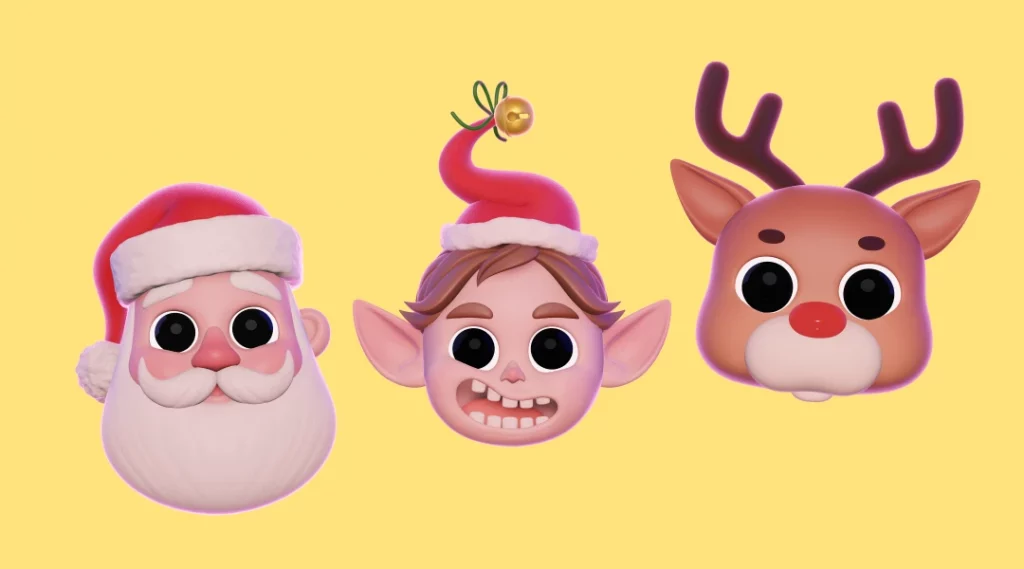 3D Holidays Christmas illustrations image