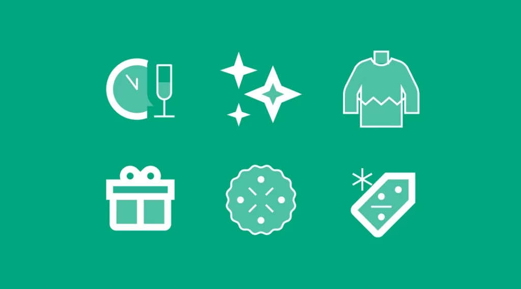 Material Two-tone Christmas icons image
