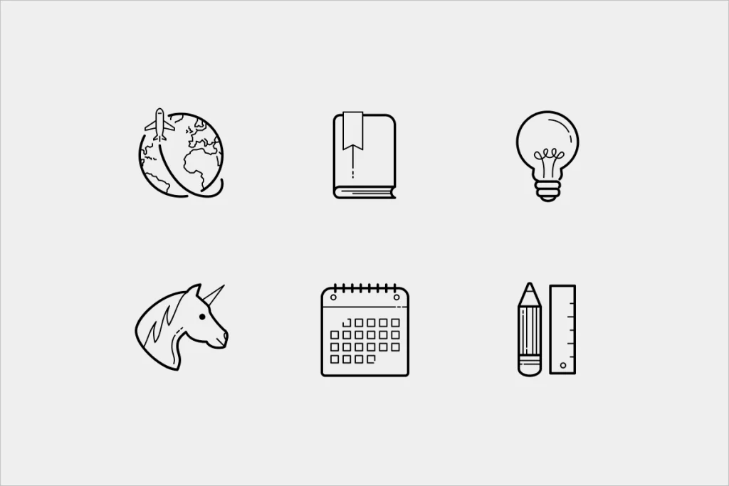 aesthetic icons for notion