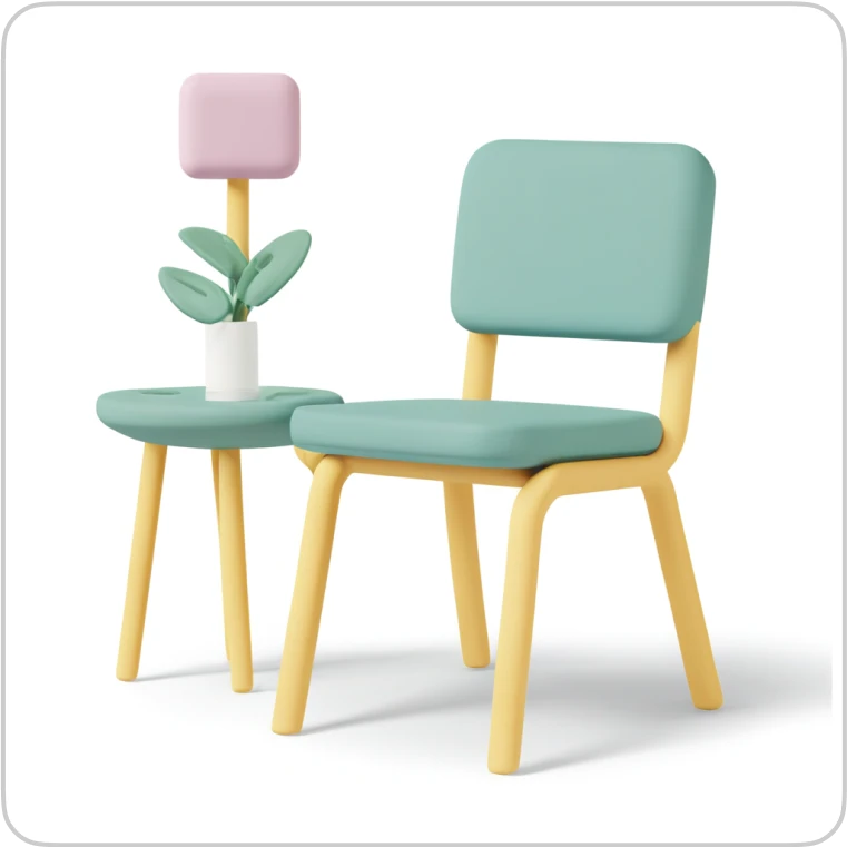 Chair 3D Casual
