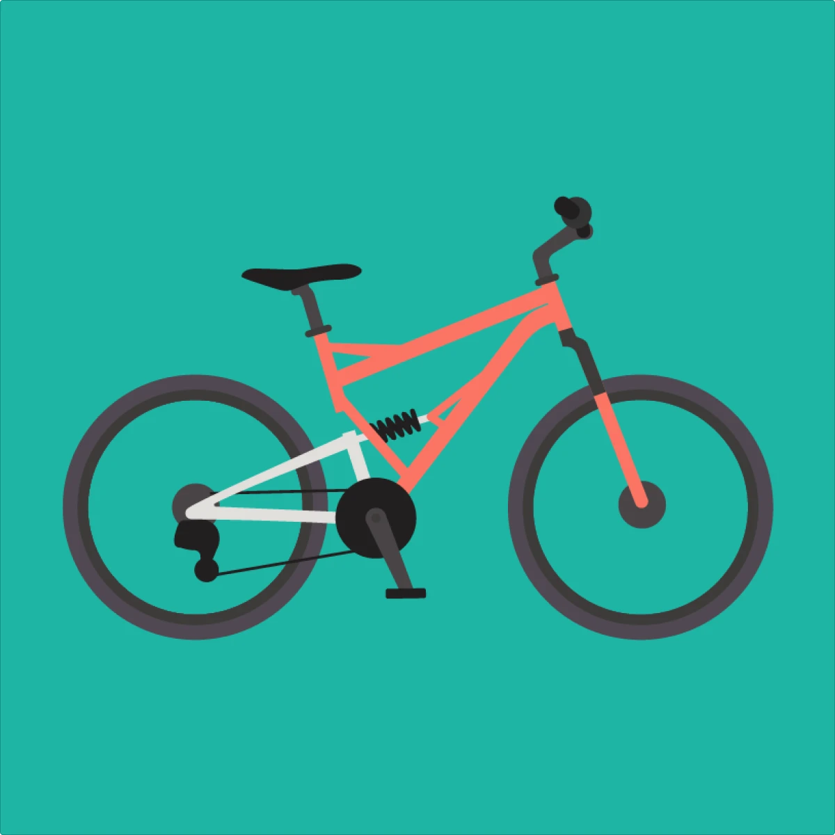 Mountain bike color icon preview