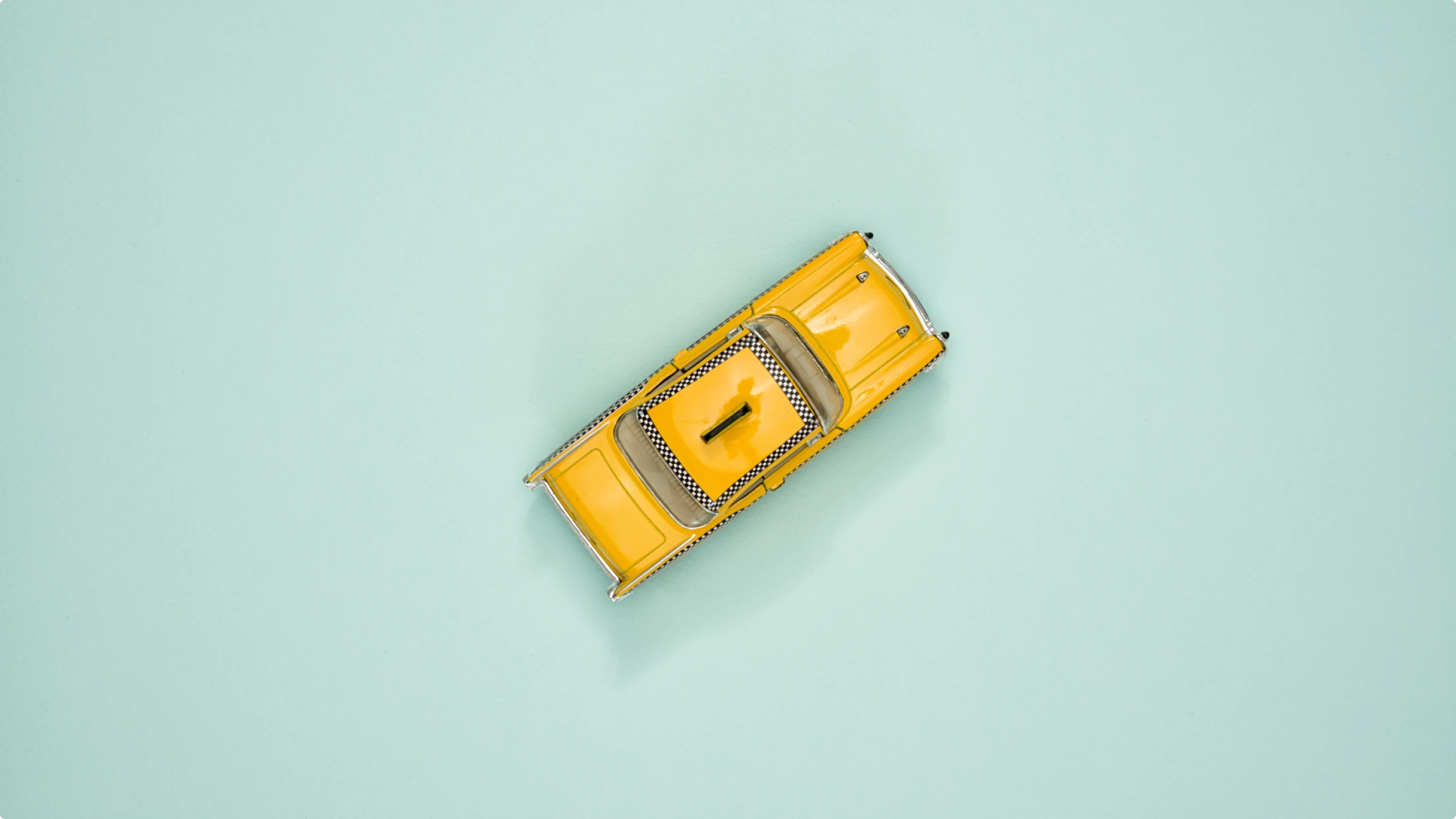 Yellow car minimalist wallpaper