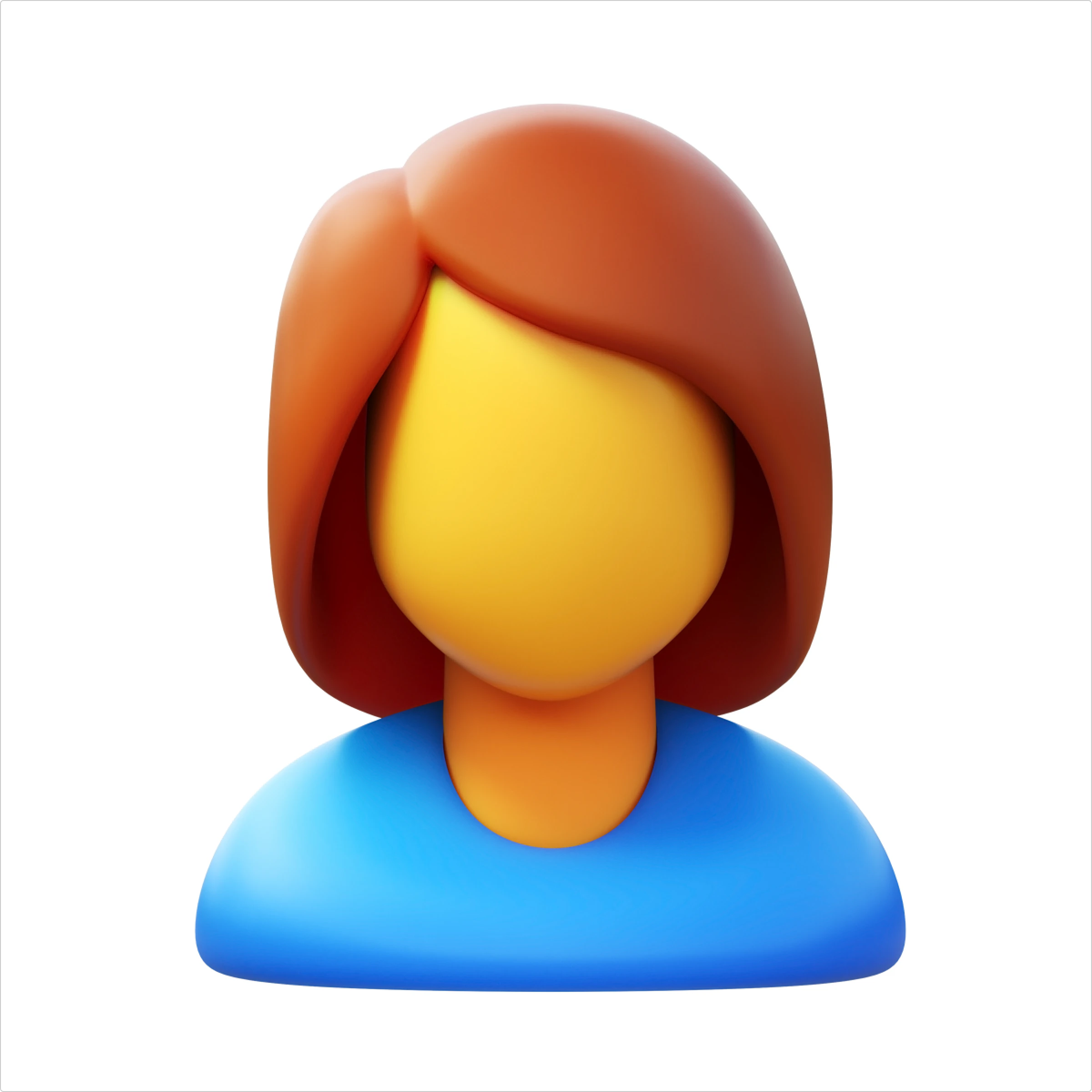 3D Fluency female user icon