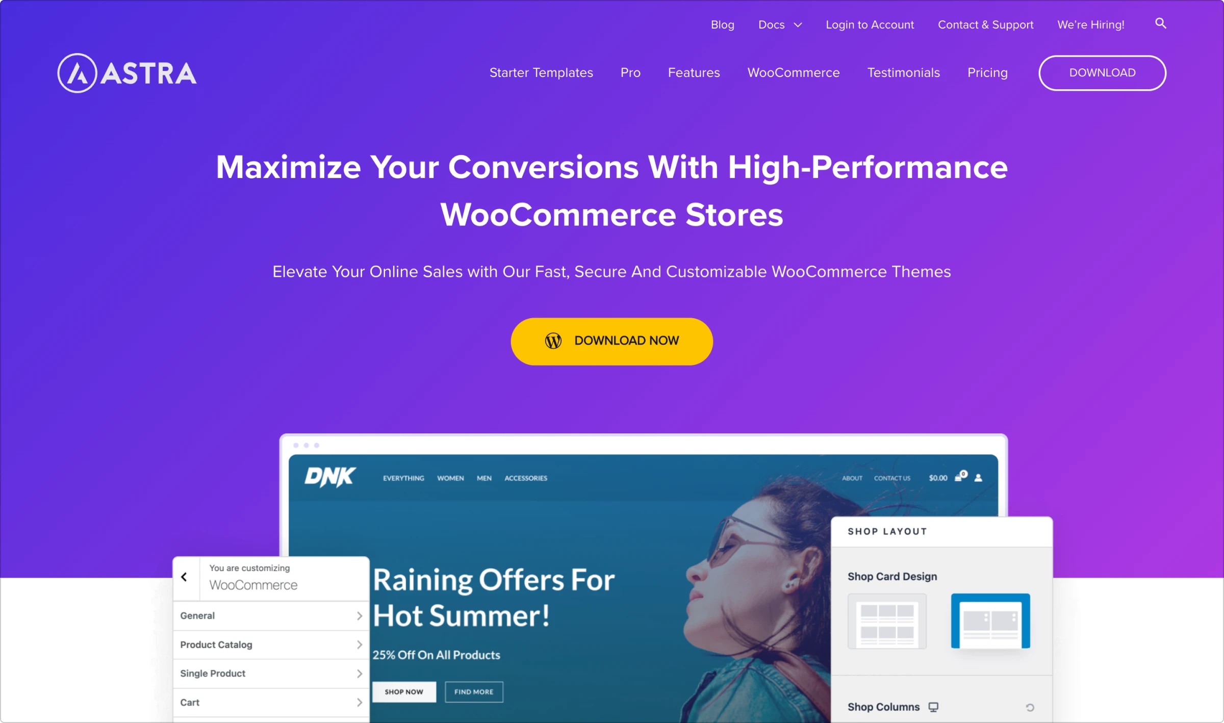 Astra — WooCommerce theme