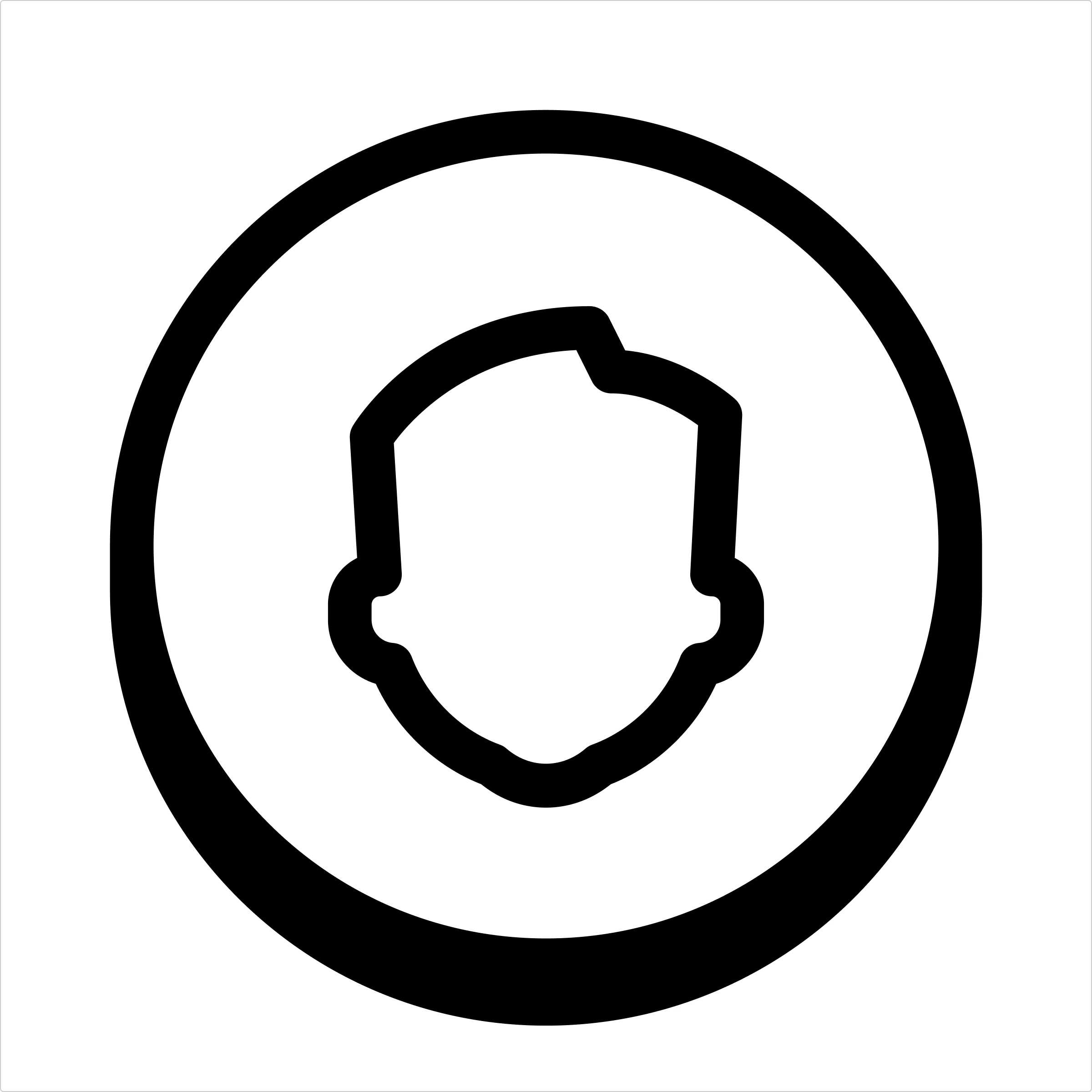 Badges male user icon