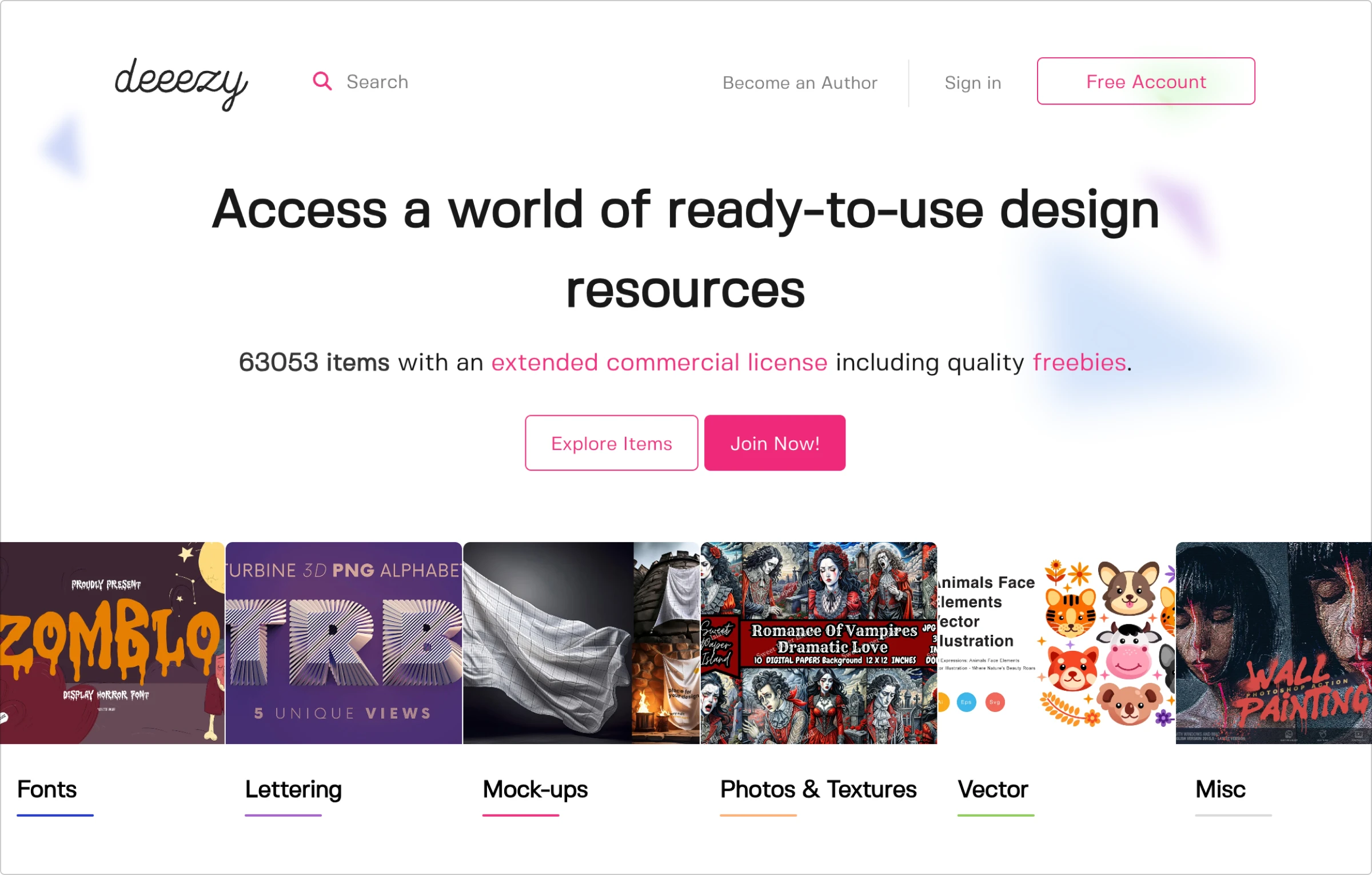 Deeezy — ready-to-use design resources