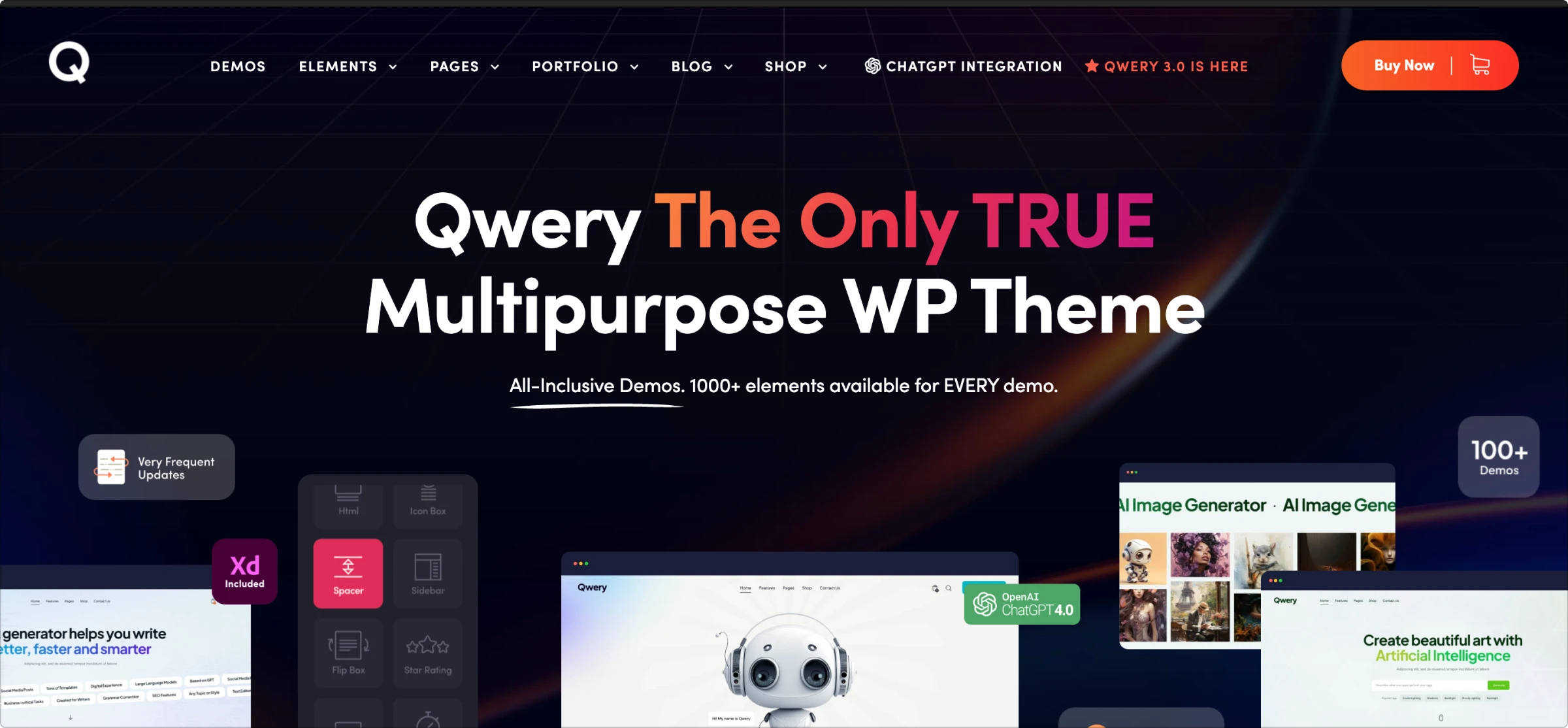 Qwery WordPress theme