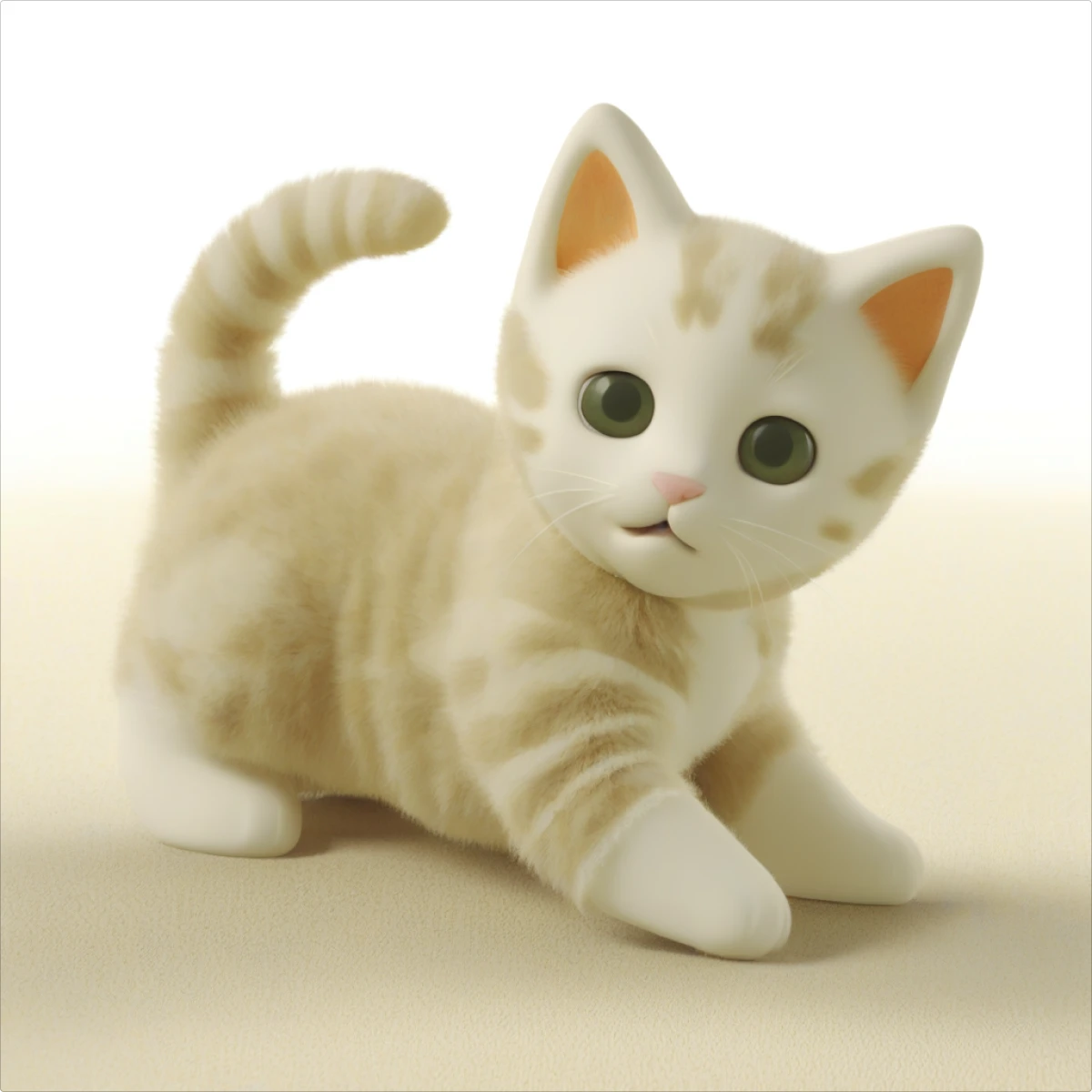 3D Business generated final result of a cat 1