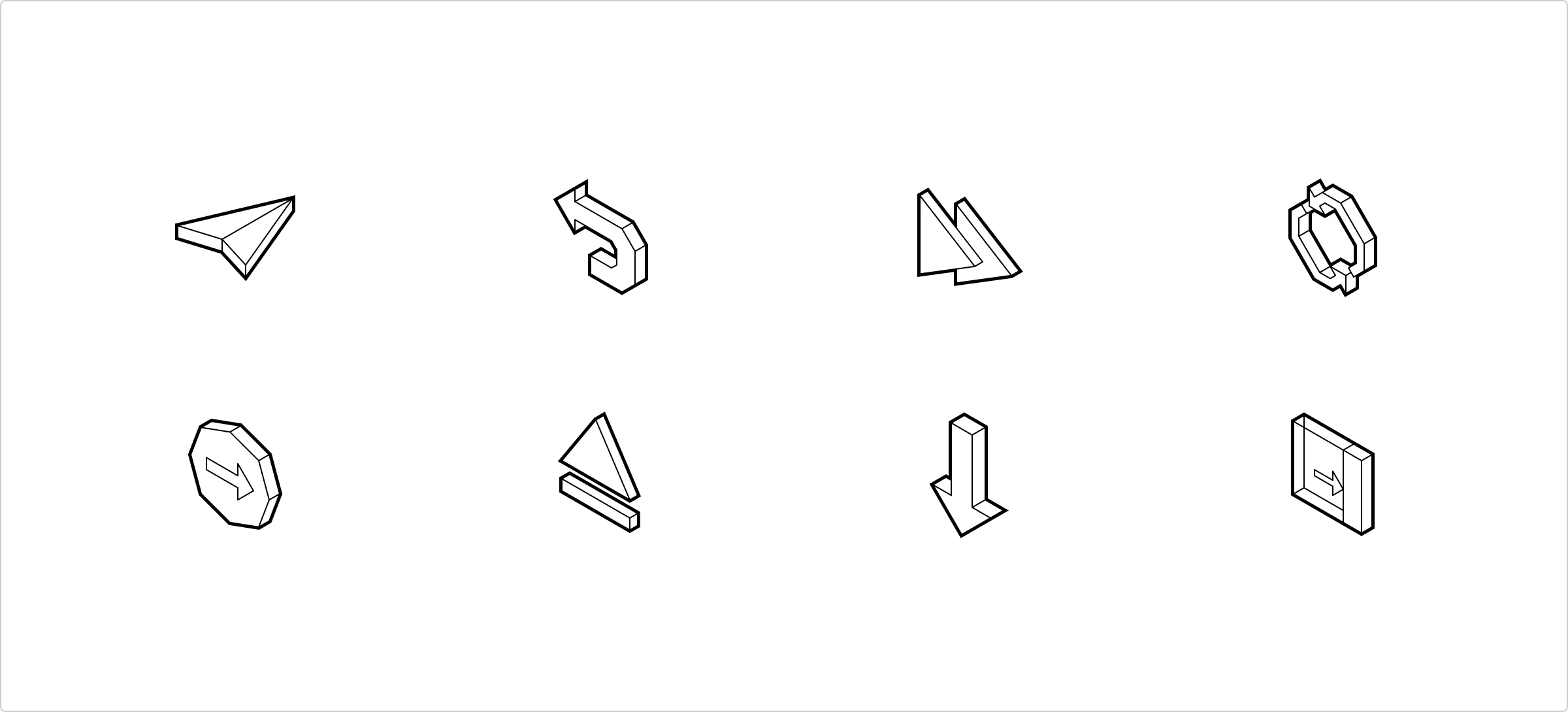 Isometric icons