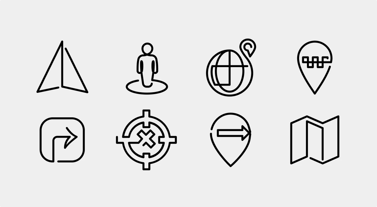 Laces location icons