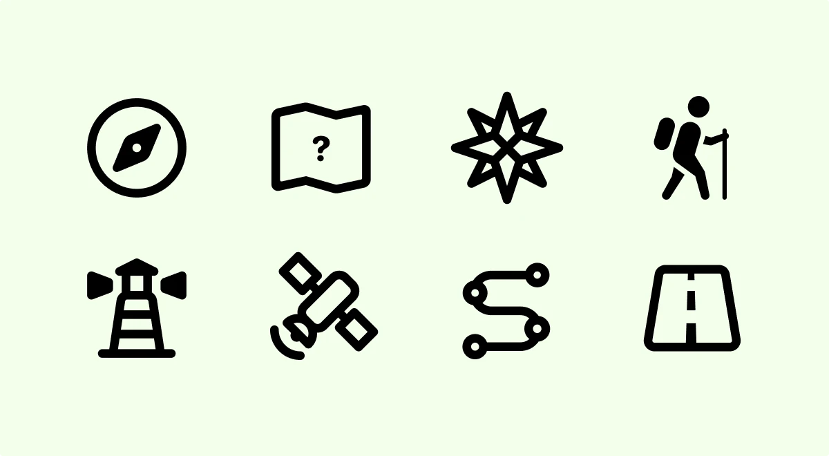 SF Symbols Regular navigation icons