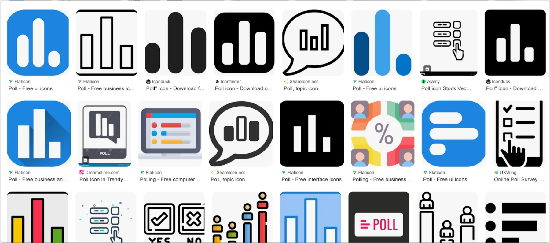 google pictures poll results