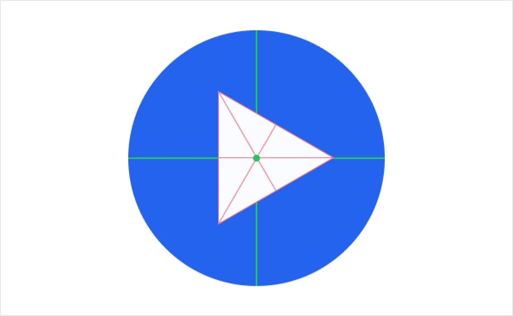 proper alignment in play button icon