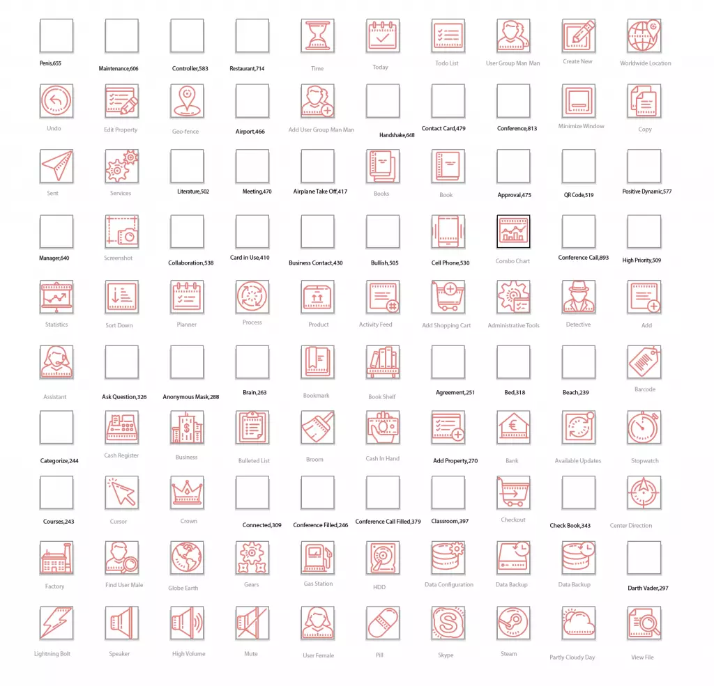Icons, work in progress