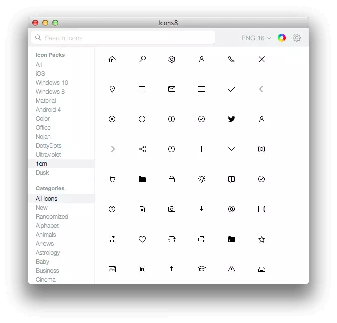 icons for text