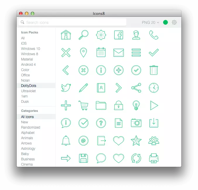 dottydots icons style