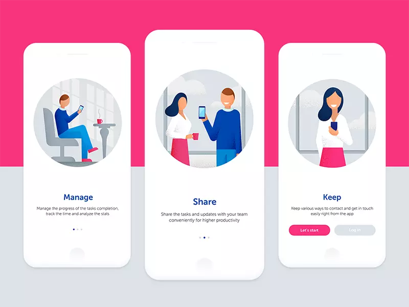 ui mobile onboarding