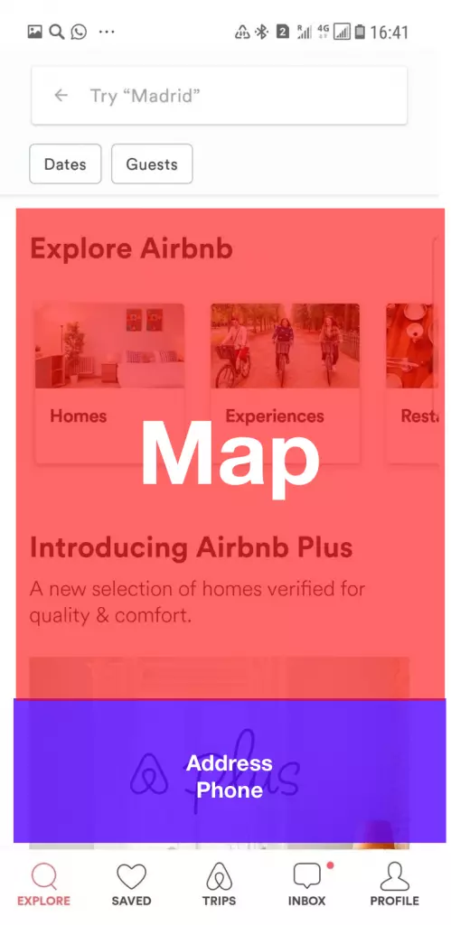 user goals airbnb interaction design