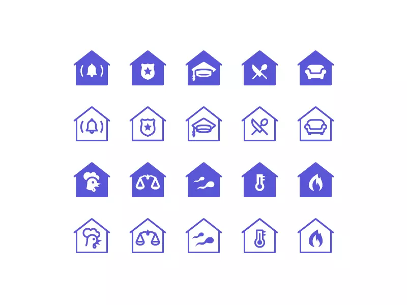 city buildings ios icons