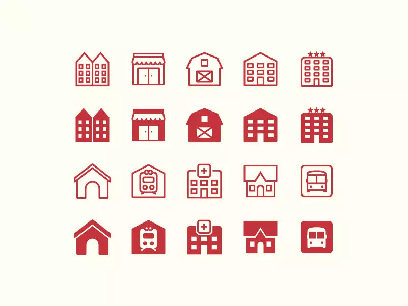 ios city icons