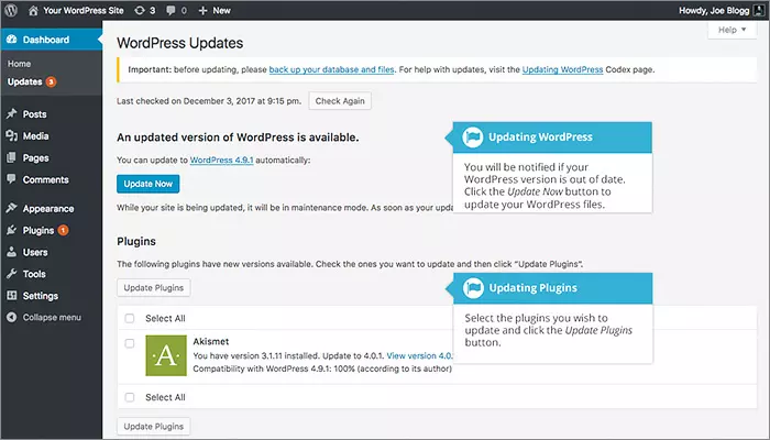 wordpress website security tips