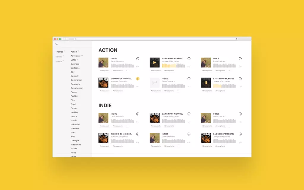 fugue royalty free music for video content