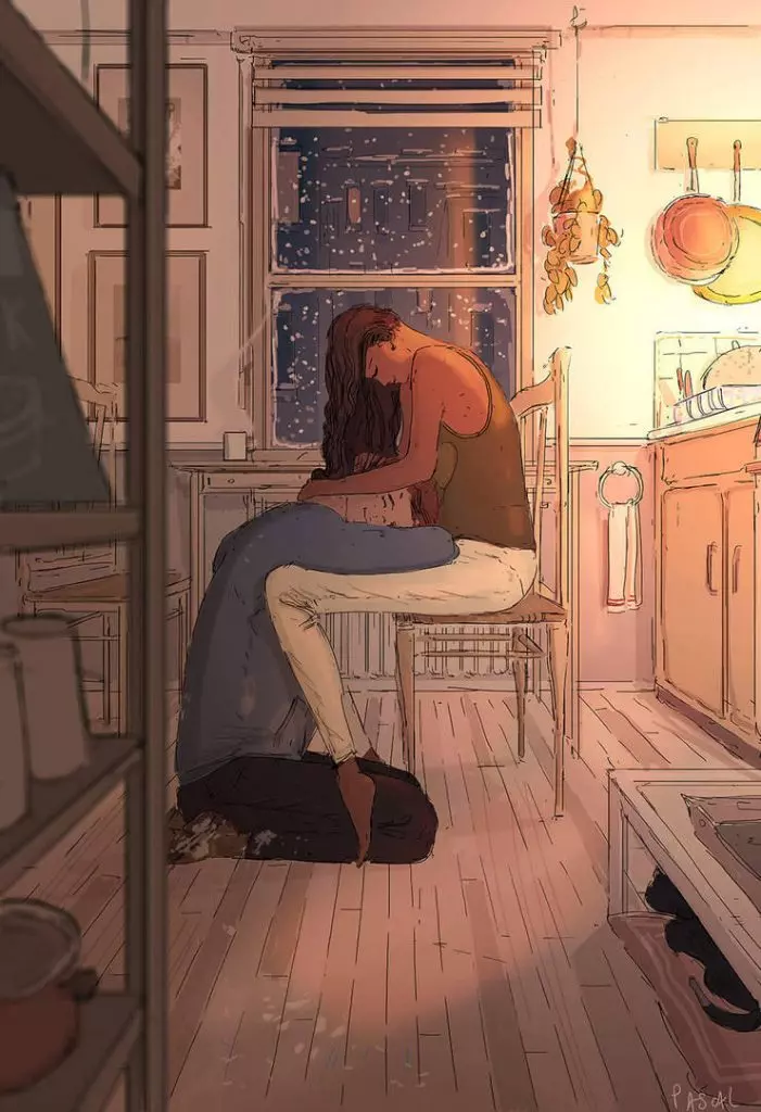 digital illustration about love