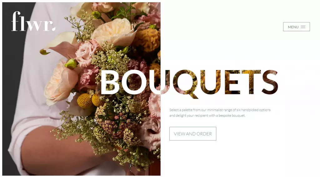 ecommerce website design typography