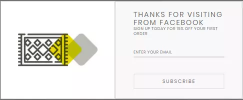 exit intent popup design