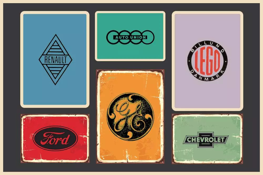 retro logo designs