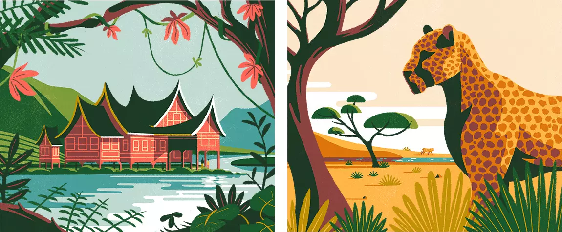 digital illustration tom haugomat