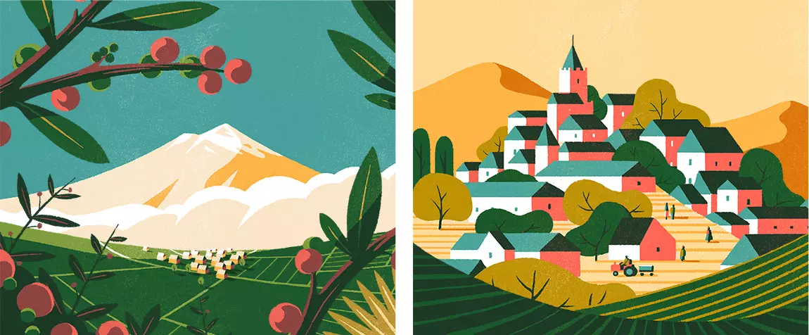 digital illustration tom haugomat