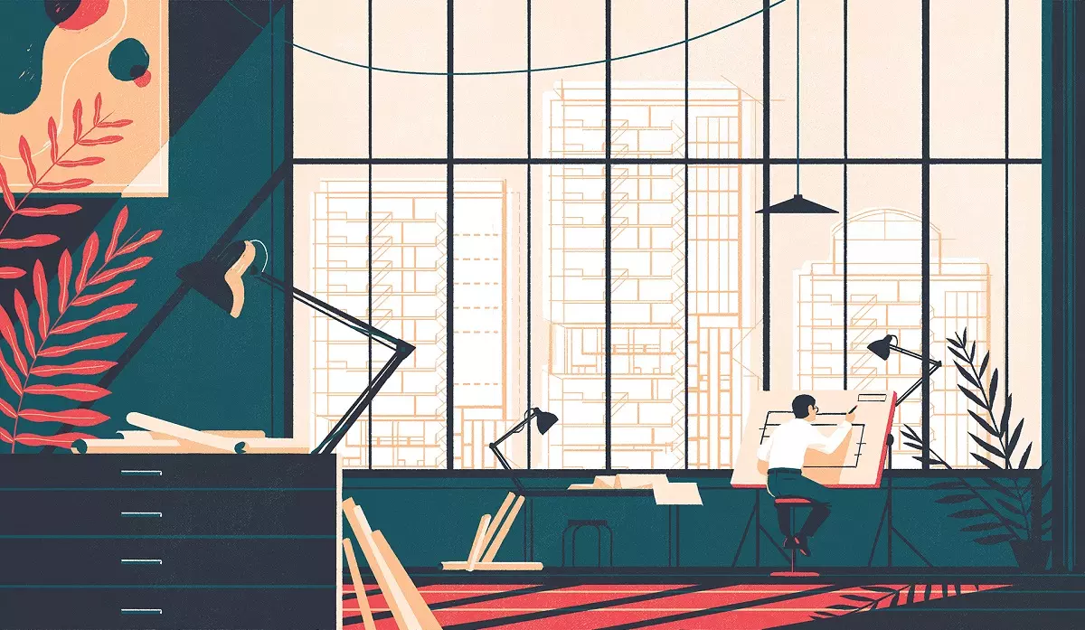 digital illustration tom haugomat