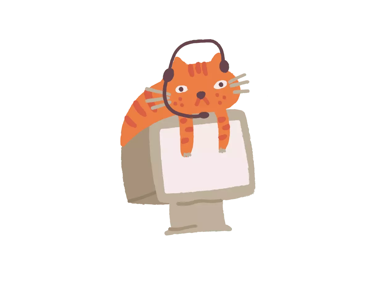 ginger cat illustration