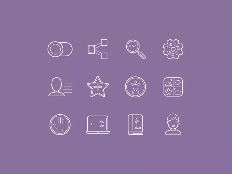 hand drawn icons finance