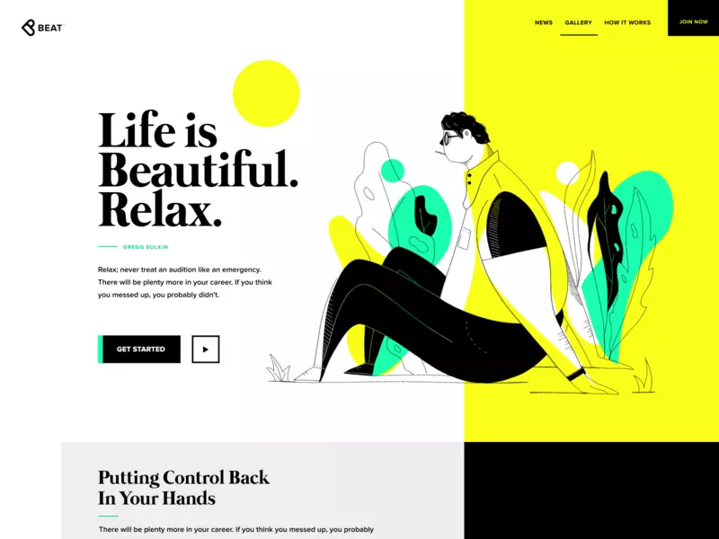 web design illustration