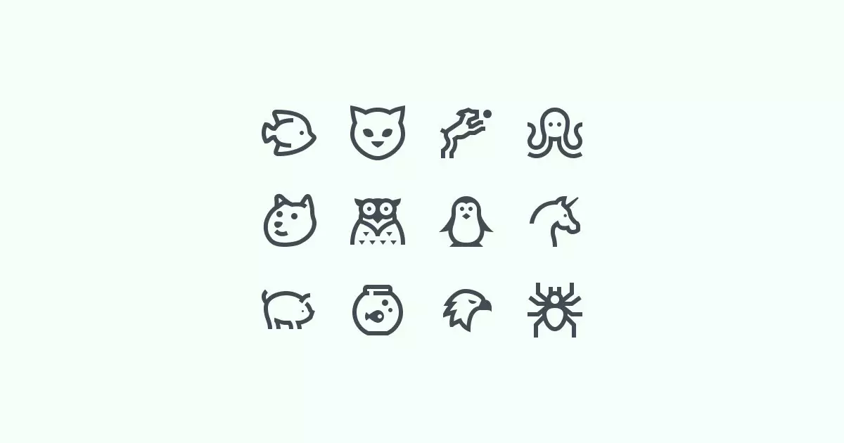 windows-10 animal clipart icons