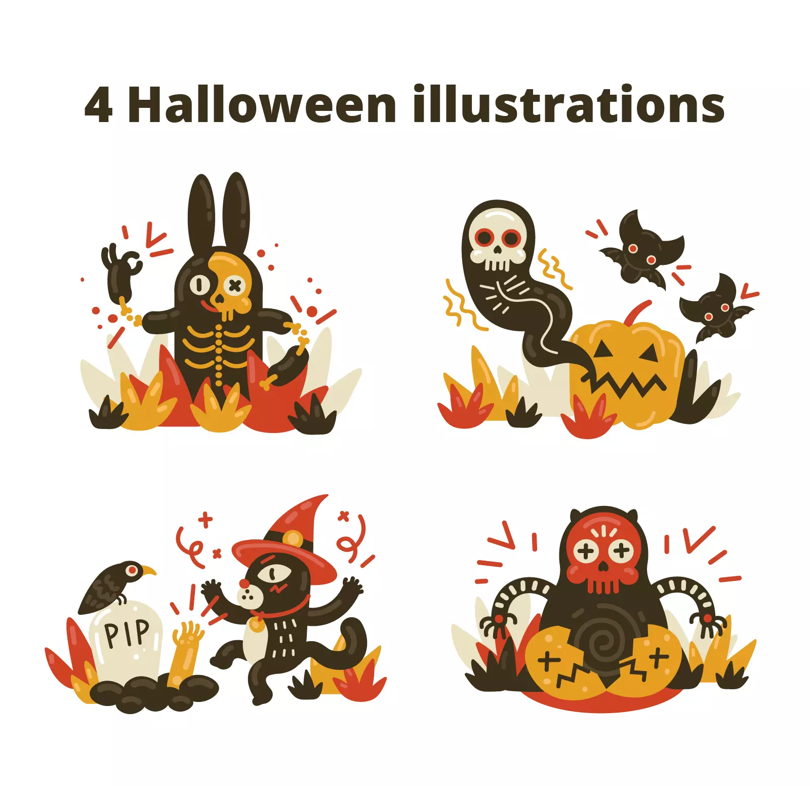 Arabica autumn illustrations