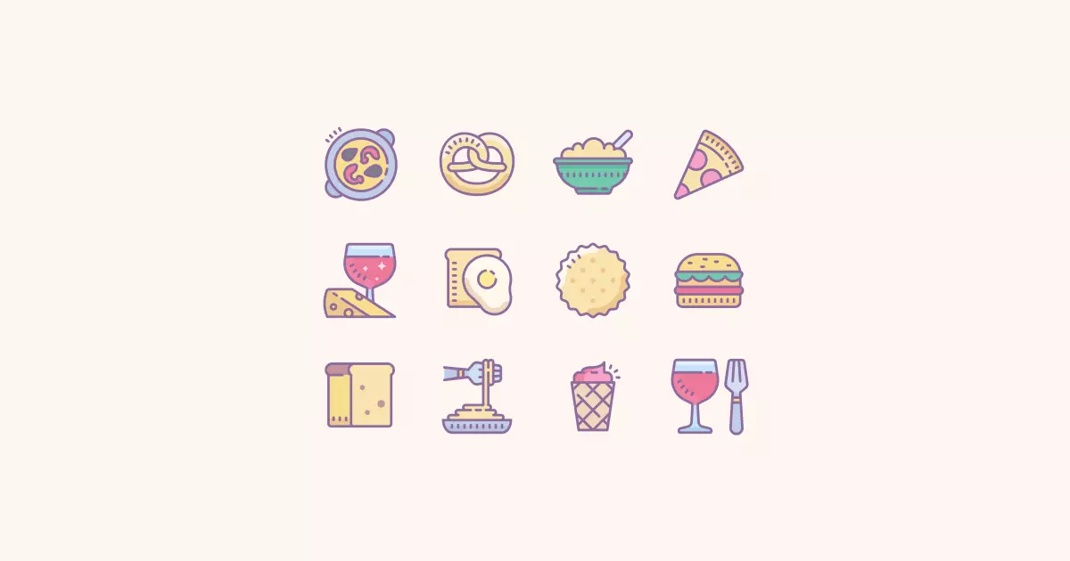 food clipart icons